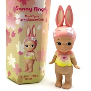 New Sonny Angel Rabbit Mini Figure, Peaceful Spring Cherry Blossom Series